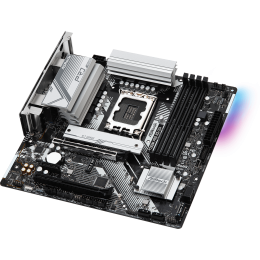 Материнская плата ASRock B760M PRO RS/D4 LGA1700 4xDDR4 4xSATA RAID 2xM.2 HDMI DP mATX