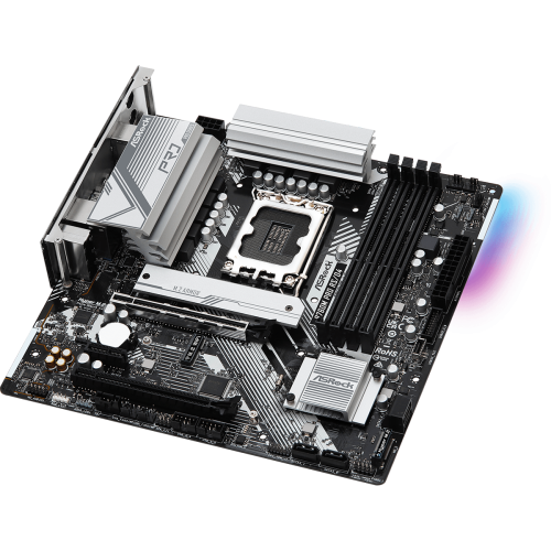 Материнская плата ASRock B760M PRO RS/D4 LGA1700 4xDDR4 4xSATA RAID 2xM.2 HDMI DP mATX