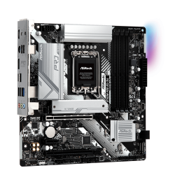 Материнская плата ASRock B760M PRO RS/D4 LGA1700 4xDDR4 4xSATA RAID 2xM.2 HDMI DP mATX