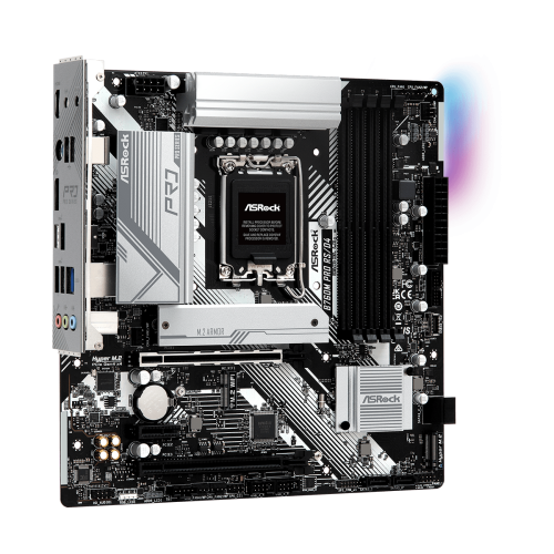 Материнская плата ASRock B760M PRO RS/D4 LGA1700 4xDDR4 4xSATA RAID 2xM.2 HDMI DP mATX