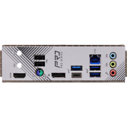 Материнская плата ASRock B760M PRO RS/D4 LGA1700 4xDDR4 4xSATA RAID 2xM.2 HDMI DP mATX