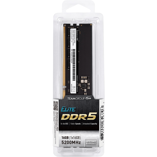 Оперативная память 16GB 5200MHz DDR5 Team Group ELITE PC5-41600 CL42 TED516G5200C4201
