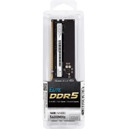 Оперативная память 16GB 5600MHz DDR5 Team Group ELITE PC5-44800 CL46 TED516G5600C4601