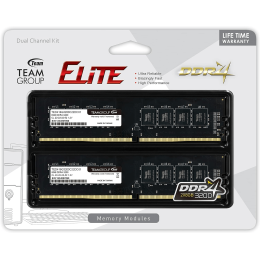 Оперативная память 16GB Kit (2x8GB) 3200MHz DDR4 Team Group ELITE PC4-25600 CL22 1.2V TED416G3200C22DC01
