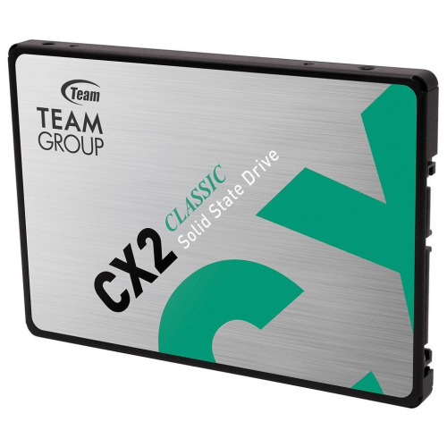 Твердотельный накопитель 256GB SSD TeamGroup CX2 2.5” SATA3 R520Mb/s, W430MB/s T253X6256G0C101