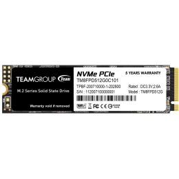 Твердотельный накопитель  512GB SSD TeamGroup MP33 PRO M.2 NVMe R3500Mb/s W3000MB/s TM8FPD512G0C101