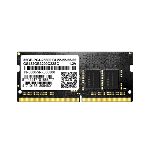 Оперативная память для ноутбука 8Gb GEIL DDR4 2400MHz SO-DIMM PRISTINE SERIES PC4-19200 17-17-17-39 GS48GB2400C17SC Retail Pack