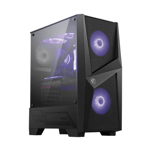 Компьютерный корпус MSI MAG FORGE 100M ATX/mATX/Mini-ITX 2x3.5", 3x2.5", 2xUSB 3.2 Gen1, Audio, Mic, Mid-Tower