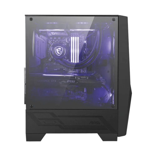 Компьютерный корпус MSI MAG FORGE 100M ATX/mATX/Mini-ITX 2x3.5", 3x2.5", 2xUSB 3.2 Gen1, Audio, Mic, Mid-Tower