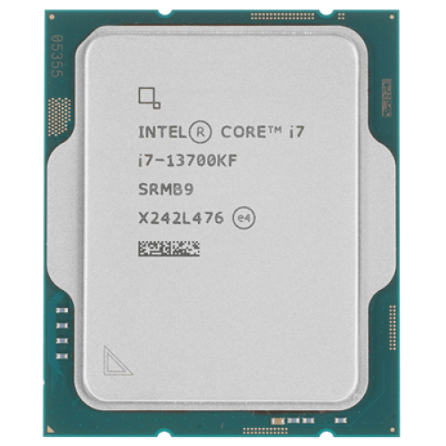 Процессор Intel Core i7-13700KF Base 2,5GHz(EC), Performance 3,4GHz(PC), Turbo 4,2GHz, Max Turbo 5,4GHz, Cache 30Mb, 16/24 Raptor Lake, Base TDP 125W, Turbo TDP 253W, FCLGA1700 OEM, CM8071504820706