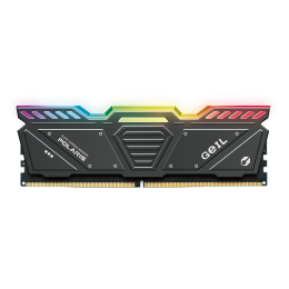 Оперативная память с RGB подсветкой 32GB Kit (2x16GB) GEIL POLARIS RGB 5600Mhz DDR5 UDIMM PC5-44800 38-44-44-84 1.25V GOSG532GB5600C38ADC Titanium Gray