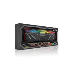 Оперативная память с RGB подсветкой 32GB Kit (2x16GB) GEIL POLARIS RGB 5600Mhz DDR5 UDIMM PC5-44800 38-44-44-84 1.25V GOSG532GB5600C38ADC Titanium Gray