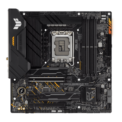 Материнская плата ASUS TUF GAMING B660M-PLUS WIFI, LGA1700 4xDDR5 4xSATA3 RAID 2xM.2 HDMI DP mATX