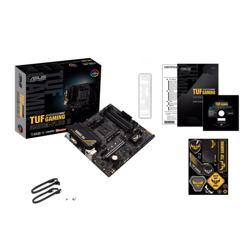 Материнская плата ASUS TUF GAMING A520M-PLUS II AM4 4xDDR4 4xSATA3 RAID M.2 DSub DVI HDMI mATX
