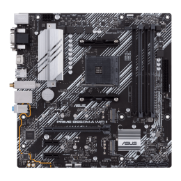 Материнская плата ASUS PRIME B550M-A WIFI II AM4 4xDDR4 4xSATA3 RAID 2xM.2 VGA HDMI DVI mATX