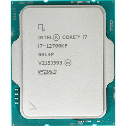 Процессор Intel Core i7-12700KF Base 2,7GHz(EC), Performance 3,6GHz(PC), Turbo 3,8GHz, Max Turbo 5,0GHz, Cache 25Mb, 12/20 Adler Lake, Base TDP 125W, Turbo TDP 190W, FCLGA1700 w/o cooler, OEM, CM8071504553829