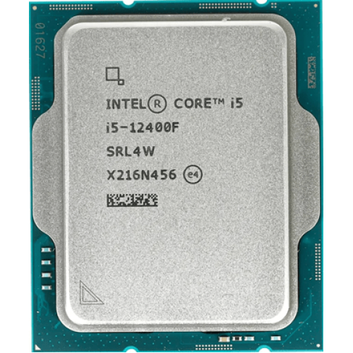 Процессор Intel Core i5-12400F Base 2,5GHz(EC), Performance 4,4GHz(PC), Max Turbo 4,4GHz, Cache 18Mb, 6/12 Adler Lake, Base TDP 65W, Turbo TDP 117W, FCLGA1700 w/o cooler, OEM, CM8071504555318