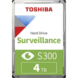 Жесткий диск для Видеонаблюдения  HDD 4Tb TOSHIBA S300 Surveillance 5400rpm 256Mb SATA3 3,5