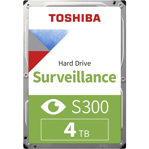 Жесткий диск для Видеонаблюдения HDD 4Tb TOSHIBA S300 Surveillance 5400rpm 256Mb SATA3 3,5" HDWT840UZSVA. MTBF 1млн. часов. Для систем видеонаблюдения!