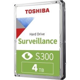 Жесткий диск для Видеонаблюдения  HDD 4Tb TOSHIBA S300 Surveillance 5400rpm 256Mb SATA3 3,5