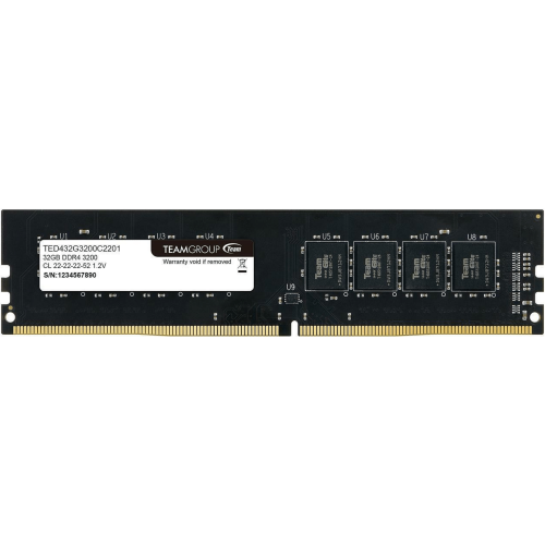 Оперативная память 32GB 3200MHz DDR4 Team Group ELITE PC4-25600 CL22 TED432G3200C2201