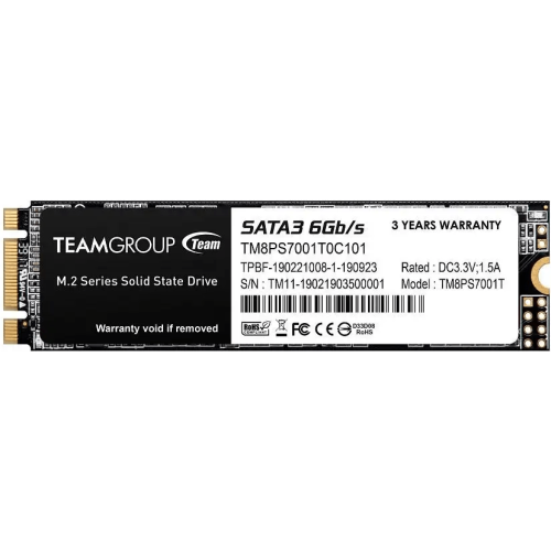 Твердотельный накопитель 1000GB SSD TeamGroup MS30 M.2 2280 R530Mb/s W480MB/s TM8PS7001T0C101