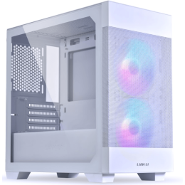Корпус Lian Li Lancool 205M Mesh m-ATX/mITX Micro 2x40mm ARGB PWM fan G99.OE744MS.10 Snow
