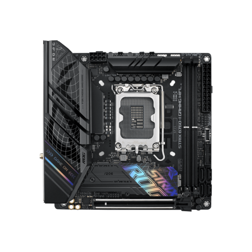 Материнская плата ASUS ROG STRIX B760-I GAMING WIFI LGA1700 2xDDR5 4xSATA3 2xM.2 RAID HDMI DP m-ATX
