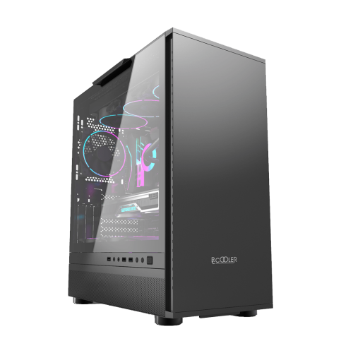 Корпус PCCooler IE200 BK EATX/ATX/mATX/ITX 2x3.5", 4x2.5", USB3.0, 2USB2.0 1xFAN ARGB included (1x сзади ) Black