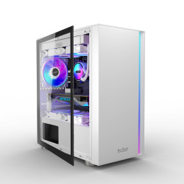 Корпус PCCooler LM300 ARGB WH  mATX/ITX 2x3.5