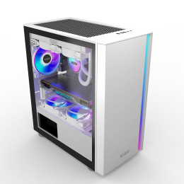 Корпус PCCooler LM300 ARGB WH  mATX/ITX 2x3.5