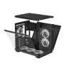 Корпус PCCooler C3T500 ARGB BK ATX/MATX/ITX USB3.1 Gen 2 Type-C, USB3.0, USB2.0, 6xFAN ARGB included (1x сзади, 2x сбоку, 3x снизу ), Black