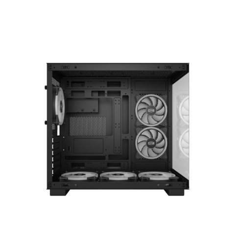Корпус PCCooler C3T500 ARGB BK ATX/MATX/ITX USB3.1 Gen 2 Type-C, USB3.0, USB2.0, 6xFAN ARGB included (1x сзади, 2x сбоку, 3x снизу ), Black