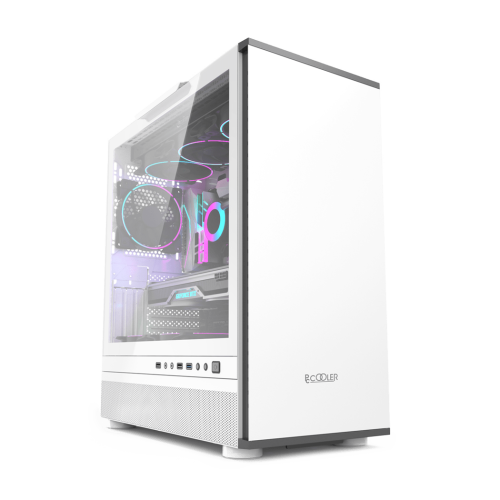 Корпус PCCooler IE200W EATX/ATX/mATX/ITX 2x3.5", 4x2.5", USB3.0, 2USB2.0, 1xFAN ARGB included (1x cзади), White