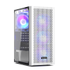 Корпус PCCooler MA100 MESH WH ATX/M-ATX/ITX USB3.0, 2xUSB2.0, 3xFAN ARGB included (3x спереди ) White