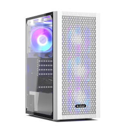 Корпус PCCooler MA100 MESH WH ATX/M-ATX/ITX USB3.0, 2xUSB2.0, 3xFAN ARGB included (3x спереди ) White