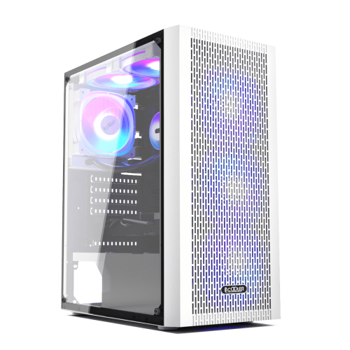 Корпус PCCooler MA100 MESH WH ATX/M-ATX/ITX USB3.0, 2xUSB2.0, 3xFAN ARGB included (3x спереди ) White