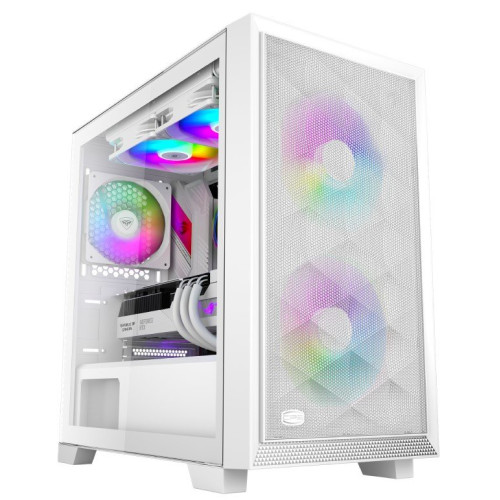 Корпус PCCooler C3D310 WH ARGB mATX/ITX 2x3.5", 2x2.5", USB3.0, 2xUSB2.0, 2xFAN ARGB included, White