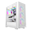 Корпус PCCooler C3D510 WH ARGB EATX/ATX/mATX/ITX 2x3.5", 2x2.5", USB3.0, 2xUSB2.0, 3xFAN ARGB included, White