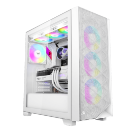 Корпус PCCooler C3D510 WH ARGB EATX/ATX/mATX/ITX 2x3.5