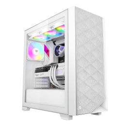 Корпус PCCooler C3D510 WH ARGB EATX/ATX/mATX/ITX 2x3.5