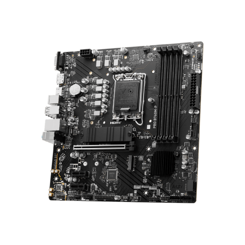 Материнская плата MSI PRO B760M-P LGA1700 4xDDR5 4xSATA3 RAID 2xM.2 HDMI DP mATX