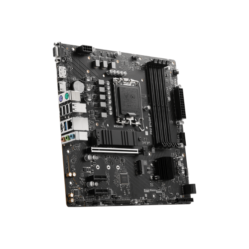 Материнская плата MSI PRO B760M-P LGA1700 4xDDR5 4xSATA3 RAID 2xM.2 HDMI DP mATX