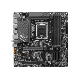Материнская плата MSI PRO B760M-A WIFI LGA1700 4xDDR5 4xSATA3 RAID 2xM.2 2xHDMI 2xDP mATX