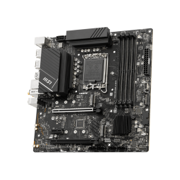 Материнская плата MSI PRO B760M-A WIFI LGA1700 4xDDR5 4xSATA3 RAID 2xM.2 2xHDMI 2xDP mATX