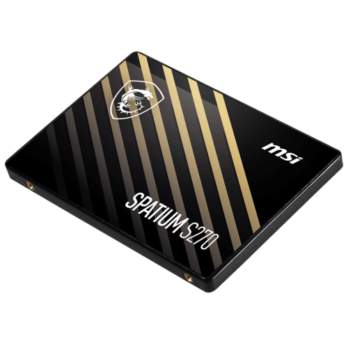Твердотельный накопитель 960Gb SSD MSI SPATIUM S270 SATA III 2.5" R500Mb/s W450MB/s SPATIUM S270