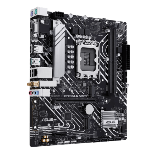 Материнская плата ASUS PRIME H610M-A WIFI, LGA1700 2xDDR5 4xSATA3 2xM.2 D-Sub HDMI DP mATX