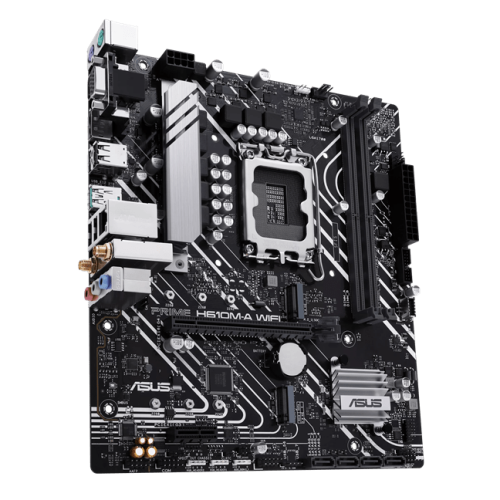 Материнская плата ASUS PRIME H610M-A WIFI, LGA1700 2xDDR5 4xSATA3 2xM.2 D-Sub HDMI DP mATX