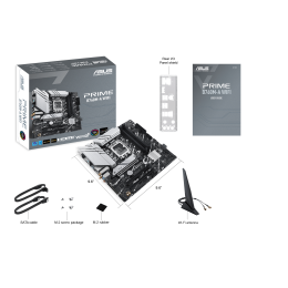 Материнская плата ASUS PRIME B760M-A WIFI, LGA1700 4xDDR5 4xSATA3 2xM.2 RAID 2xHDMI DP mATX