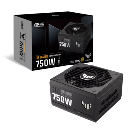 Блок питания ASUS  750W, TUF Gaming 750W Gold, Full Modular, ATX, 80+ GOLD, КПД 92%, Fan 135mm, Черный, TUF-GAMING-750G